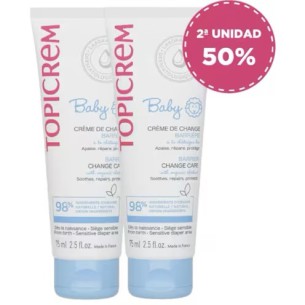 Topicrem Creme Muda Fraldas Bebé Ação Barreira 2x75 ml