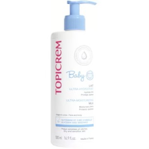 Topicrem Leite Ultra Hidratante Protetor Bebé 500ml