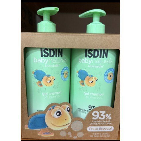 Isdin Baby Naturals Gel Champô 750ML x 2 Preço...