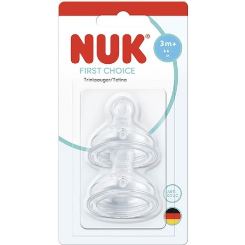 Nuk First Choice Tetina Silicone 3M+ X2
