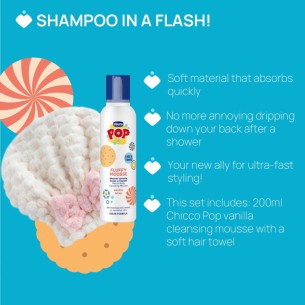 Chicco Pop Whippy Mousse Banho 2em1 Baunilha 200ml +... 2
